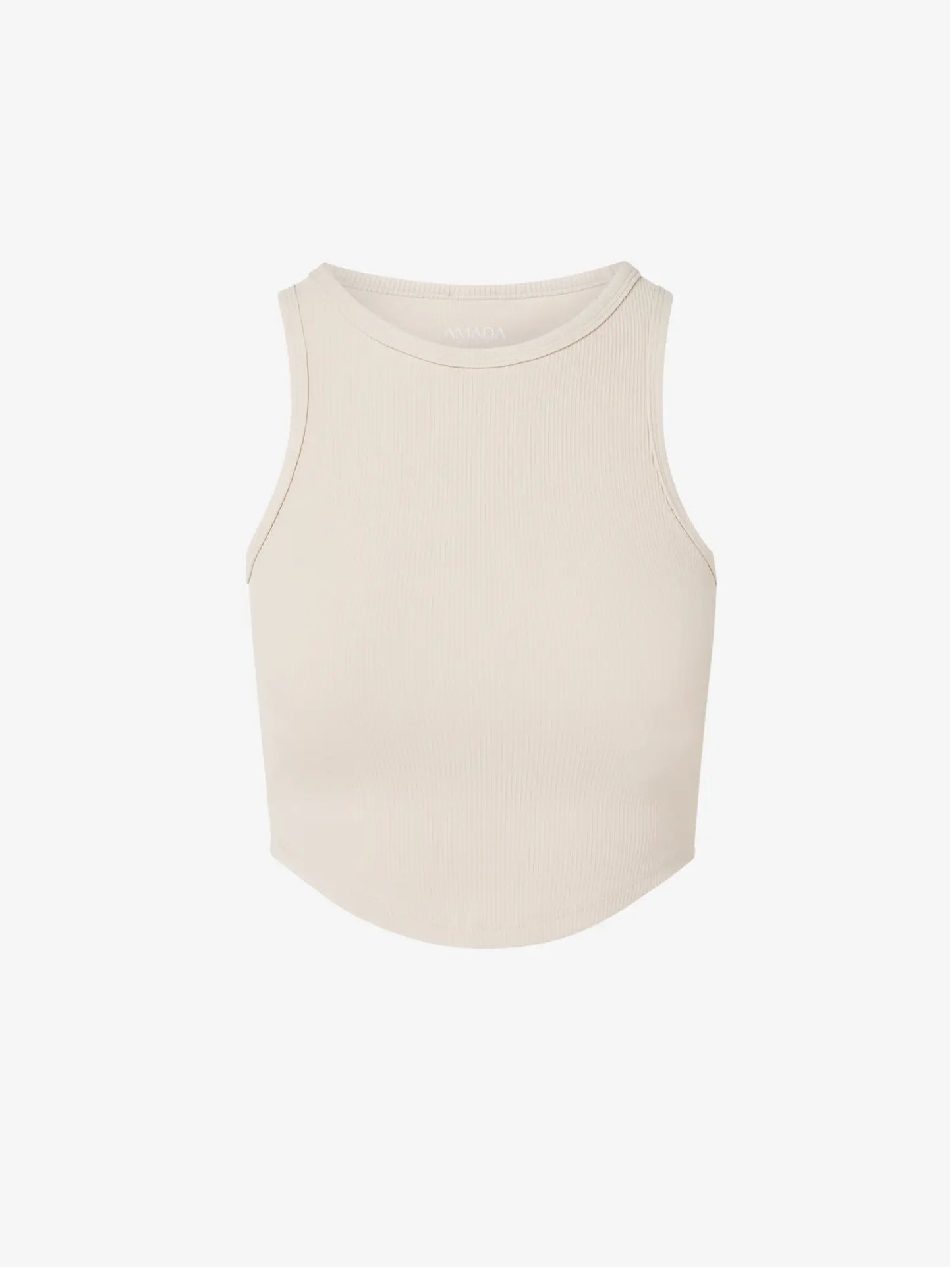 Alma Racerback Top - Cream AMADAWEAR