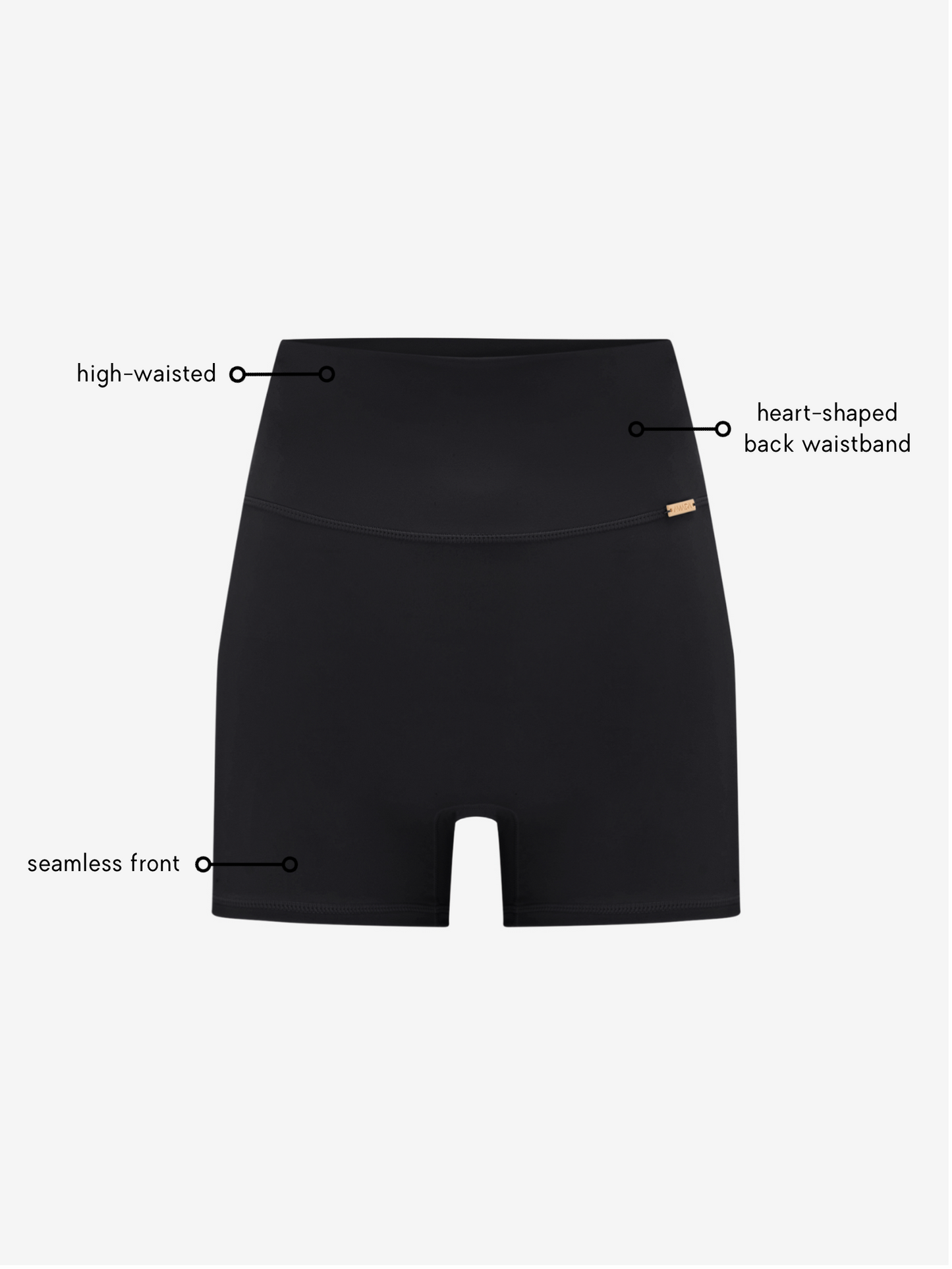 Belle Shorts - Black AMADAWEAR