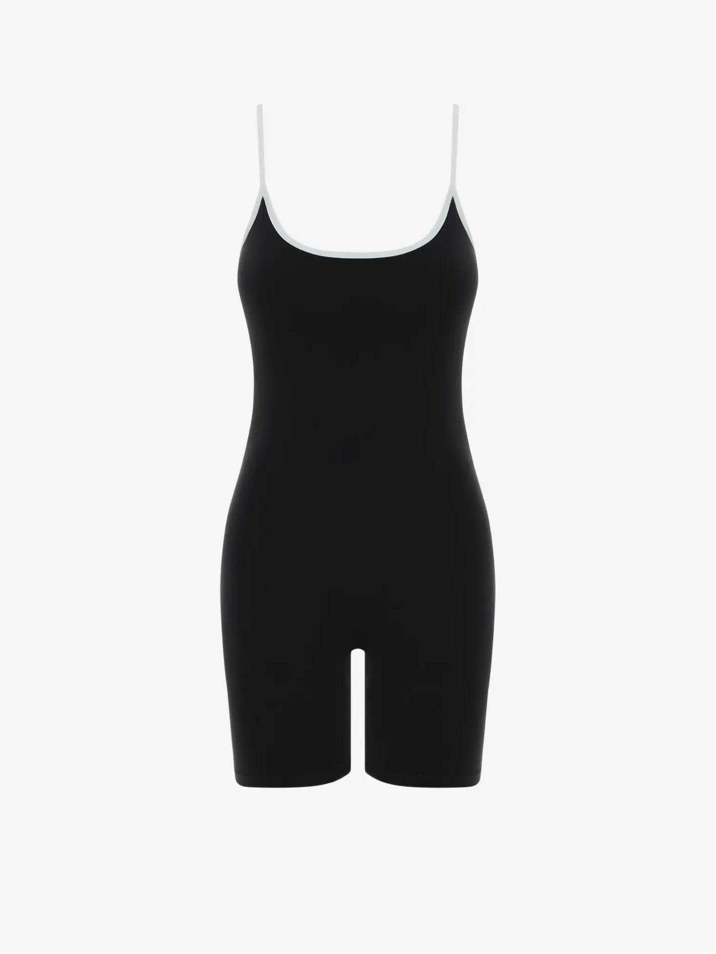 Gia Onesie - Black with White Trim AMADAWEAR