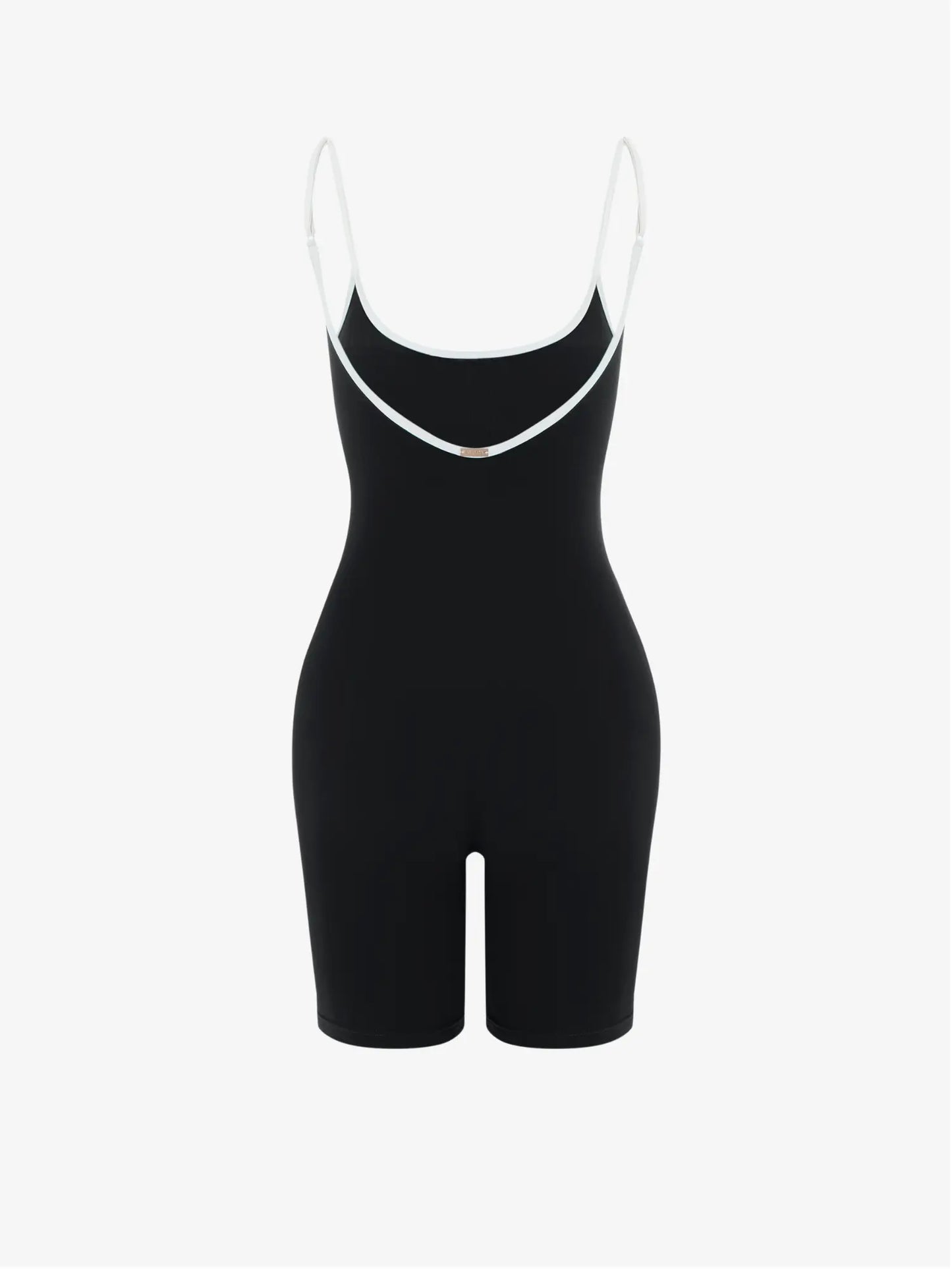 Gia Onesie - Black with White Trim AMADAWEAR