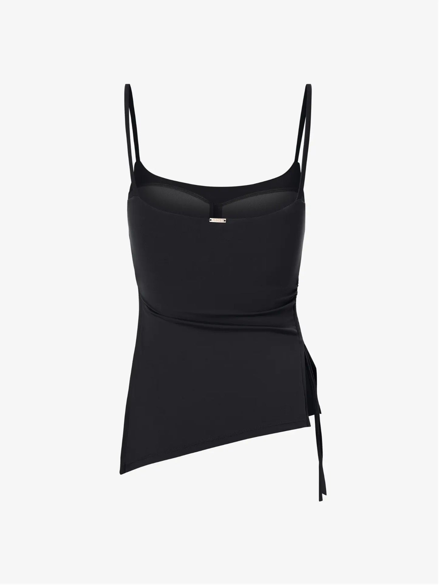 Mira Asymmetric Top - Black AMADAWEAR