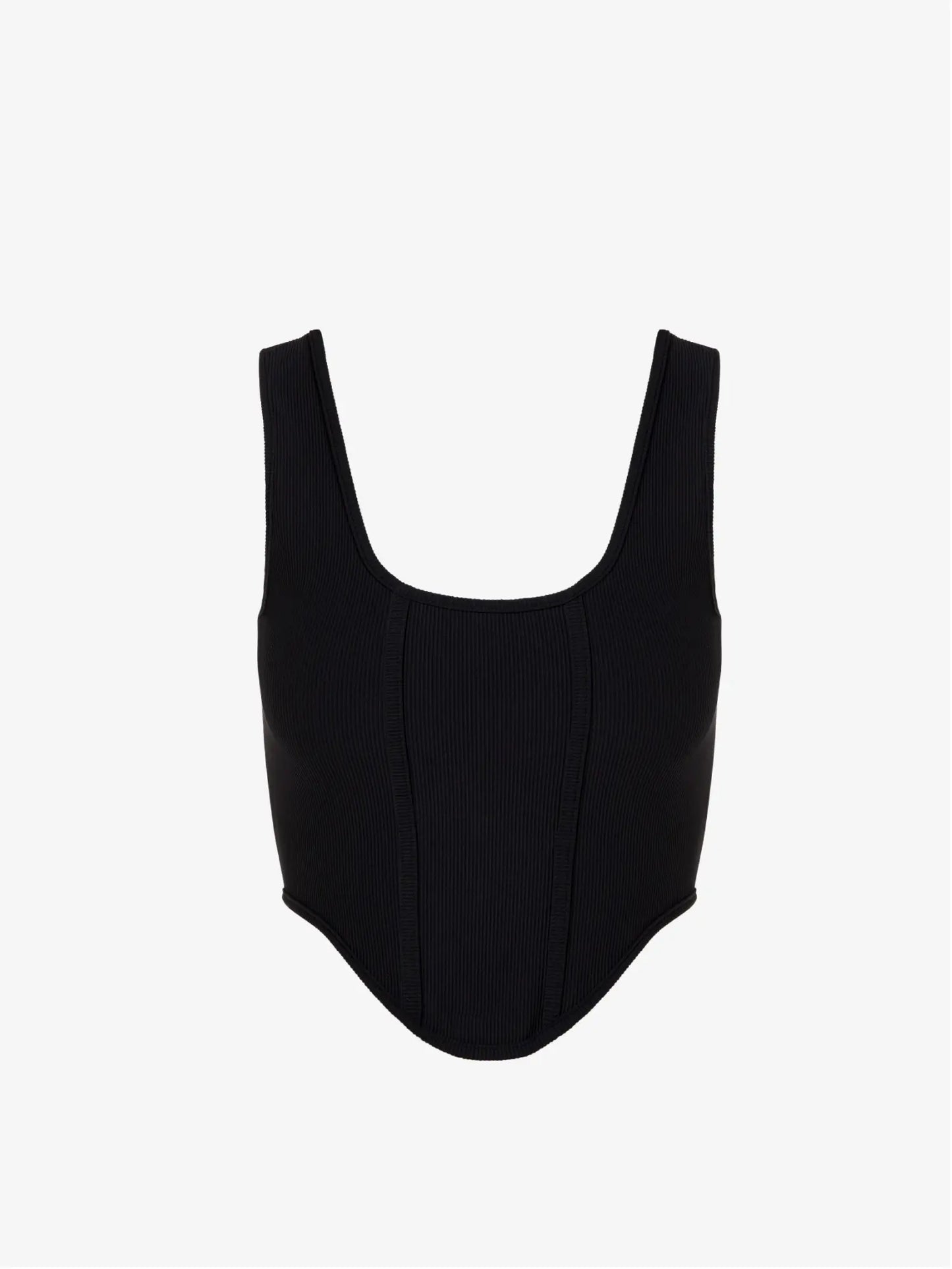 Pamela Corset Top- Black AMADAWEAR