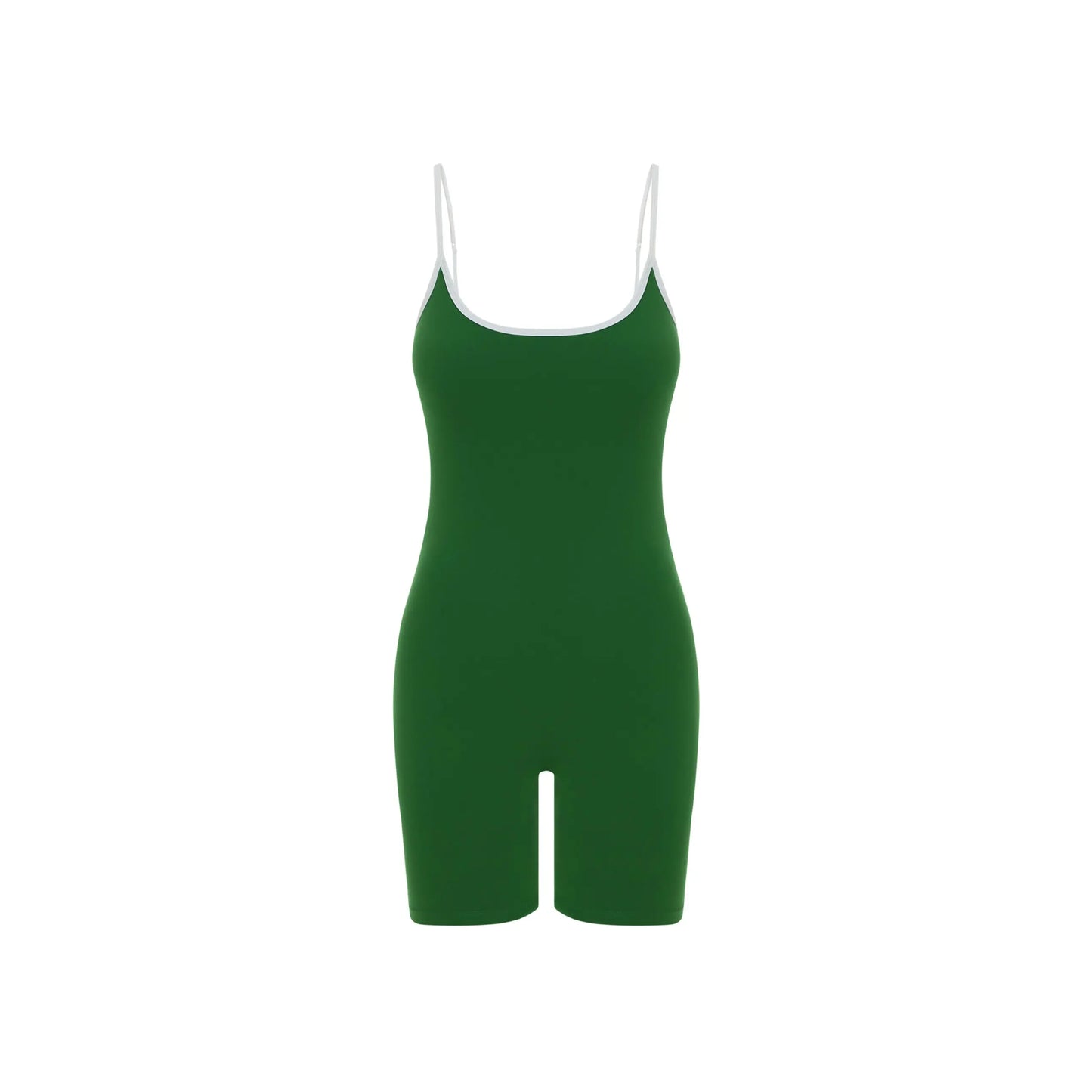 Gia Onesie - Green/White