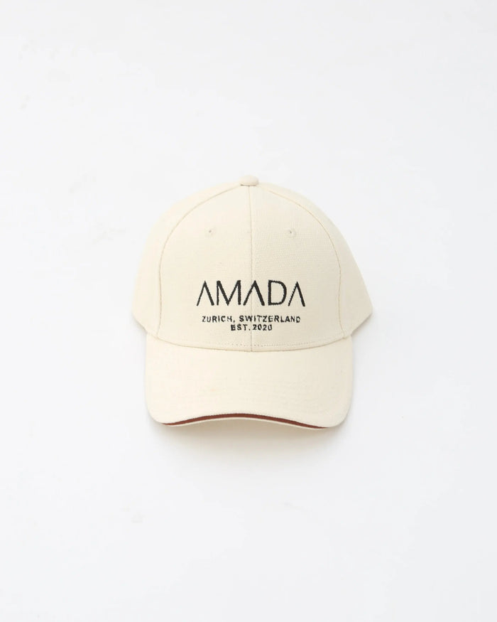 قبعة AMADA القطنية بيسبول – كريمي