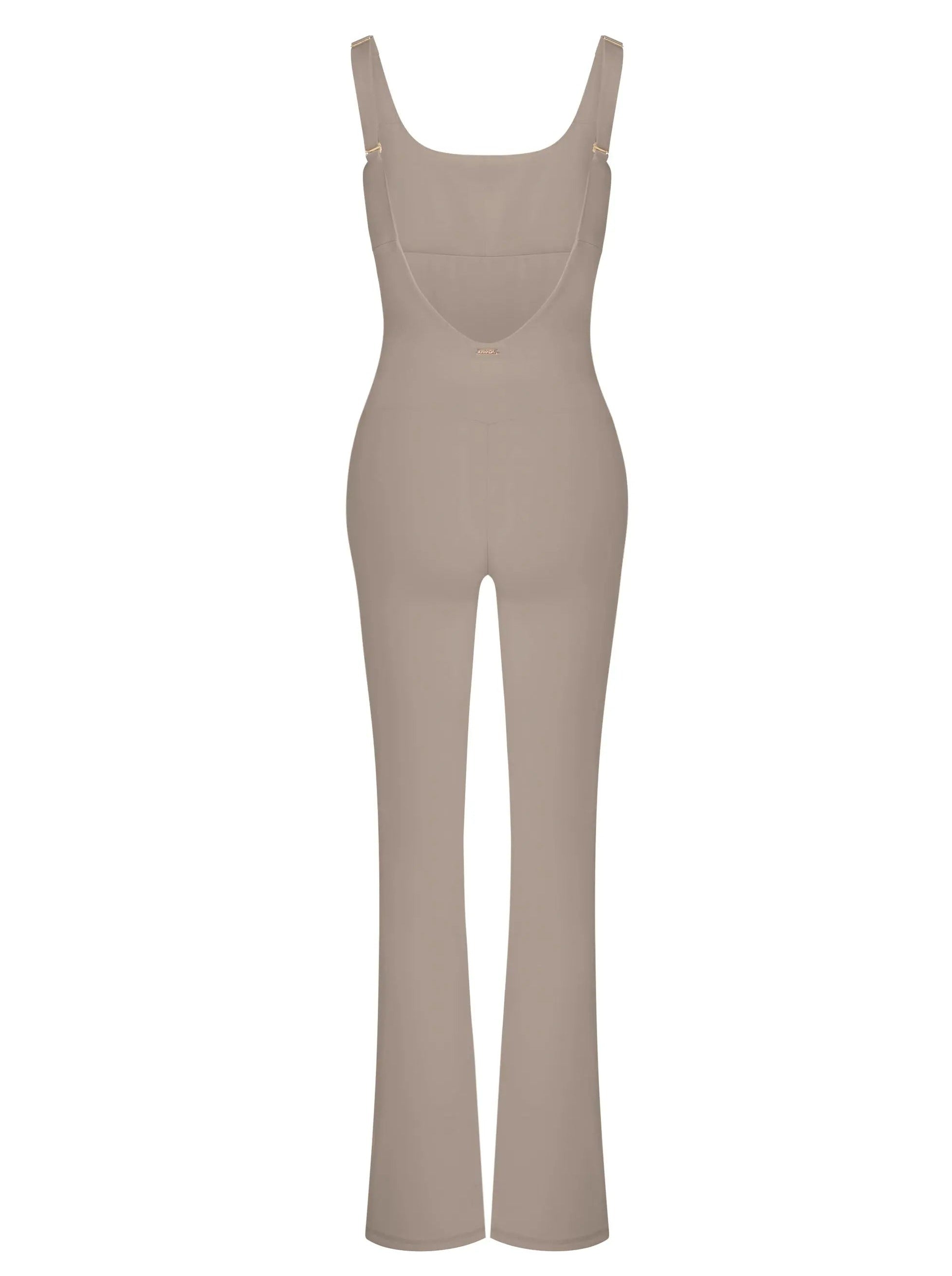 Anastasia Flared Leg Jumpsuit nude