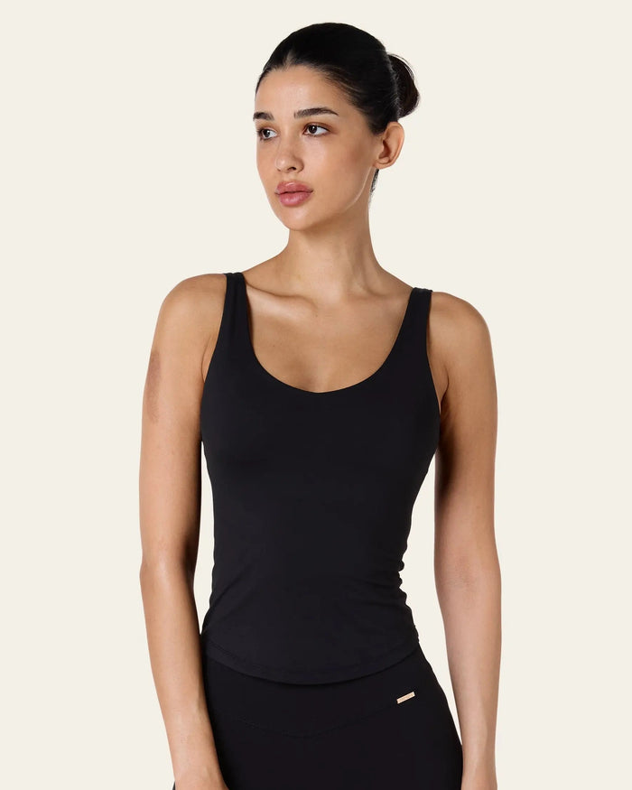 Anya V- Neck Top - Black