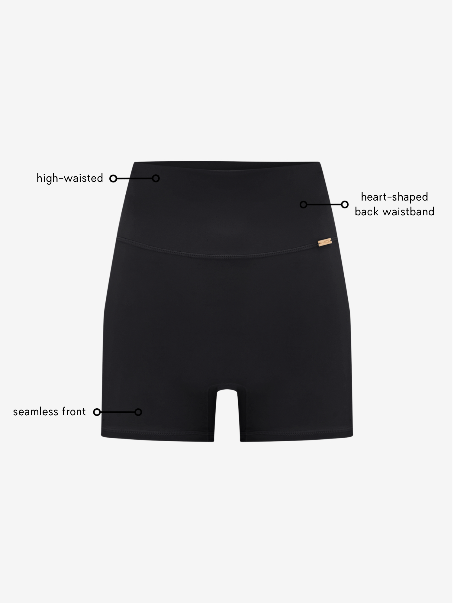Belle Shorts - Black AMADAWEAR