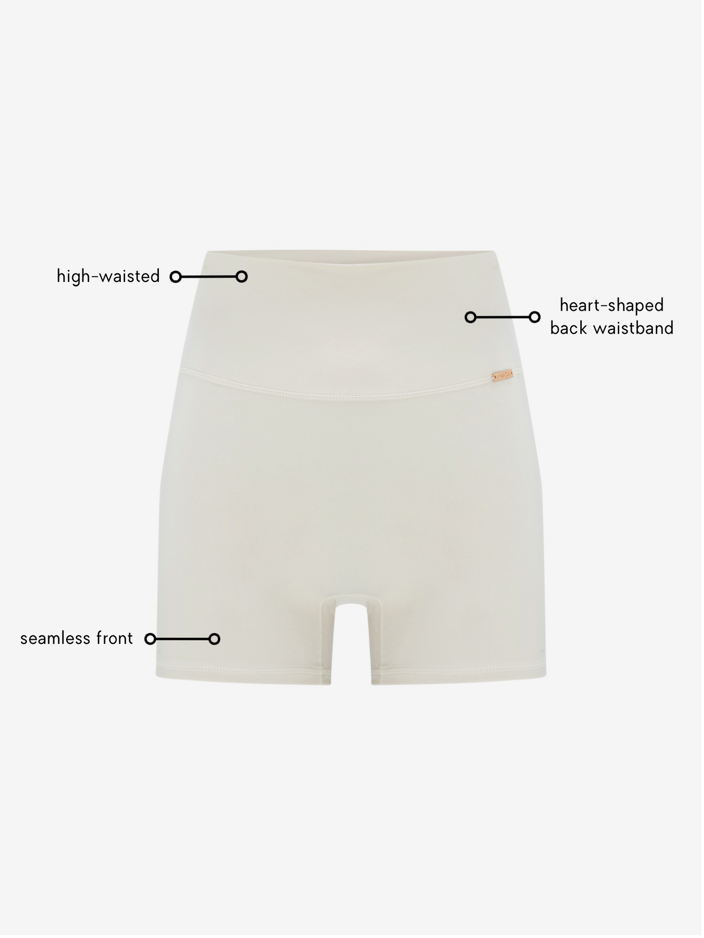 Belle Shorts - Ivory AMADAWEAR