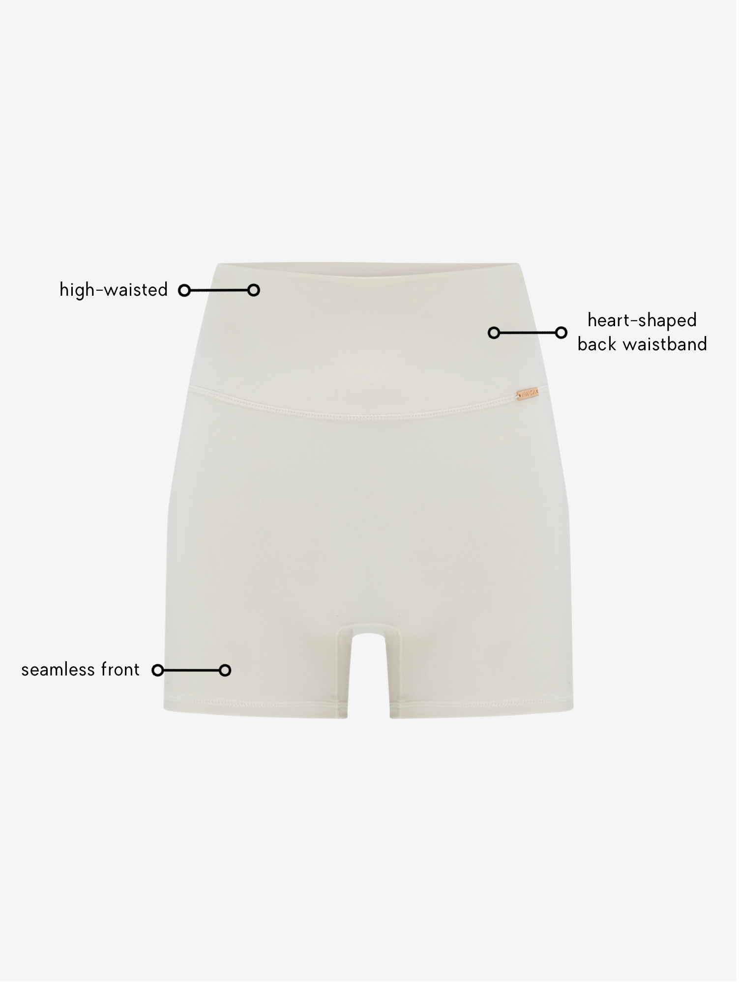 Belle Shorts - Ivory AMADAWEAR
