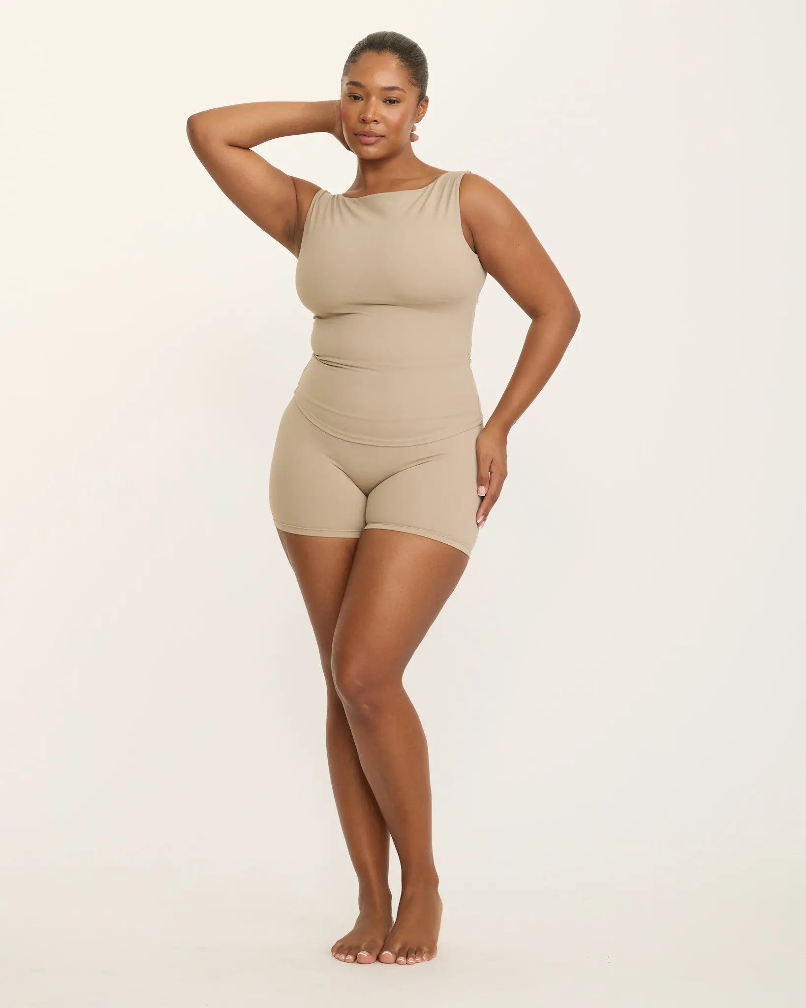 Belle Shorts - Nude AMADAWEAR