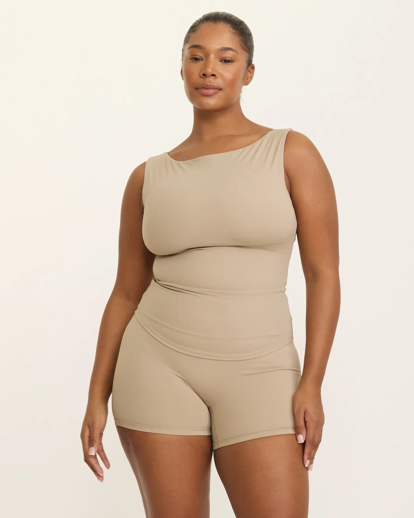 Belle Shorts - Nude AMADAWEAR