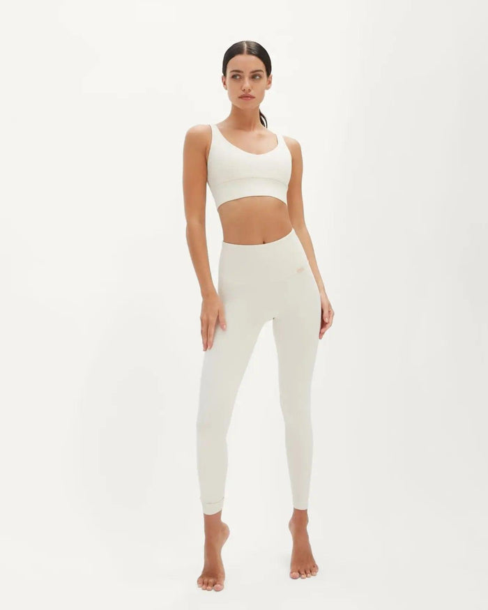 Bonita Leggings - Ivory - Amadawear.ae