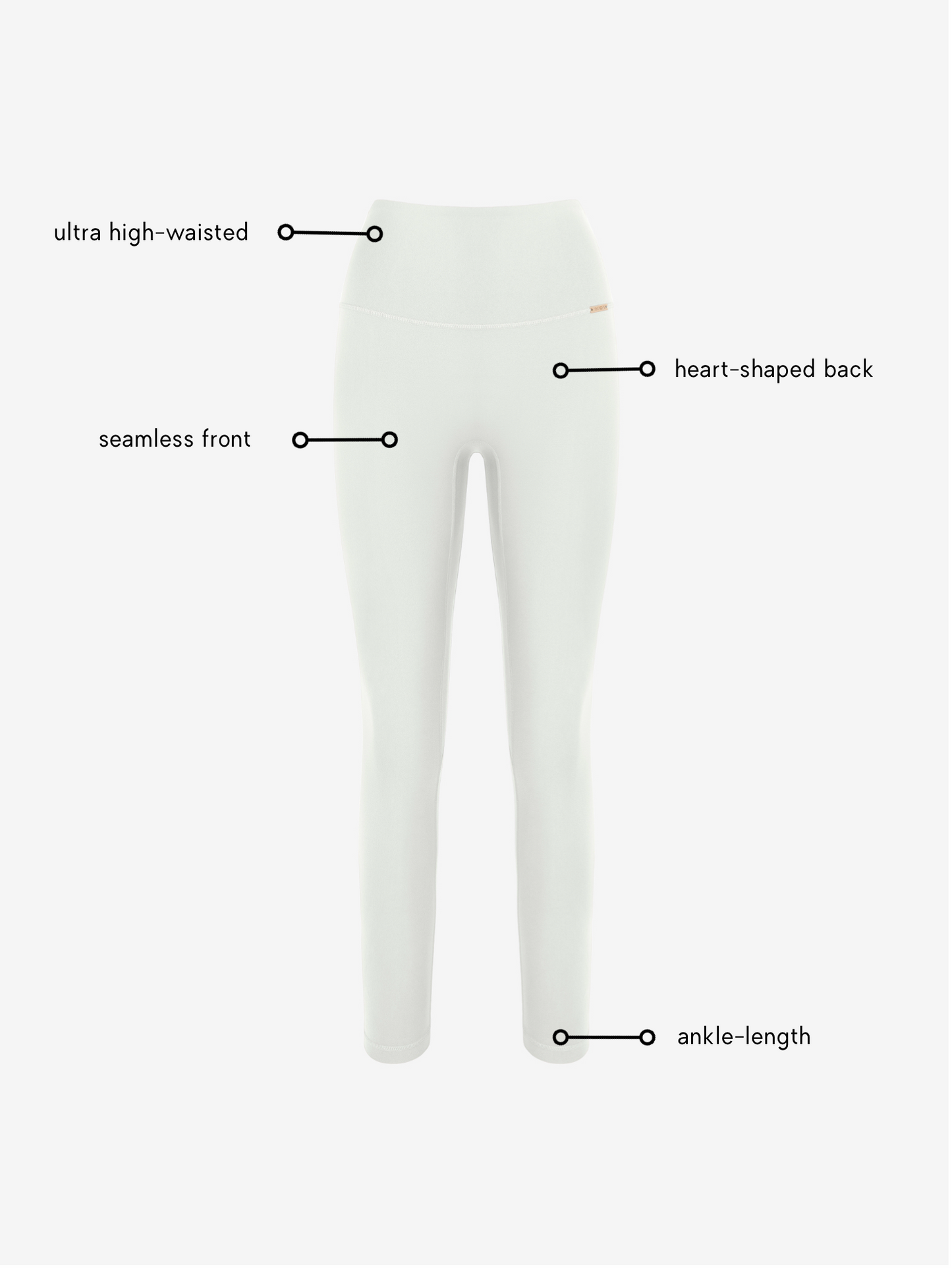 Bonita Leggings - Ivory AMADAWEAR