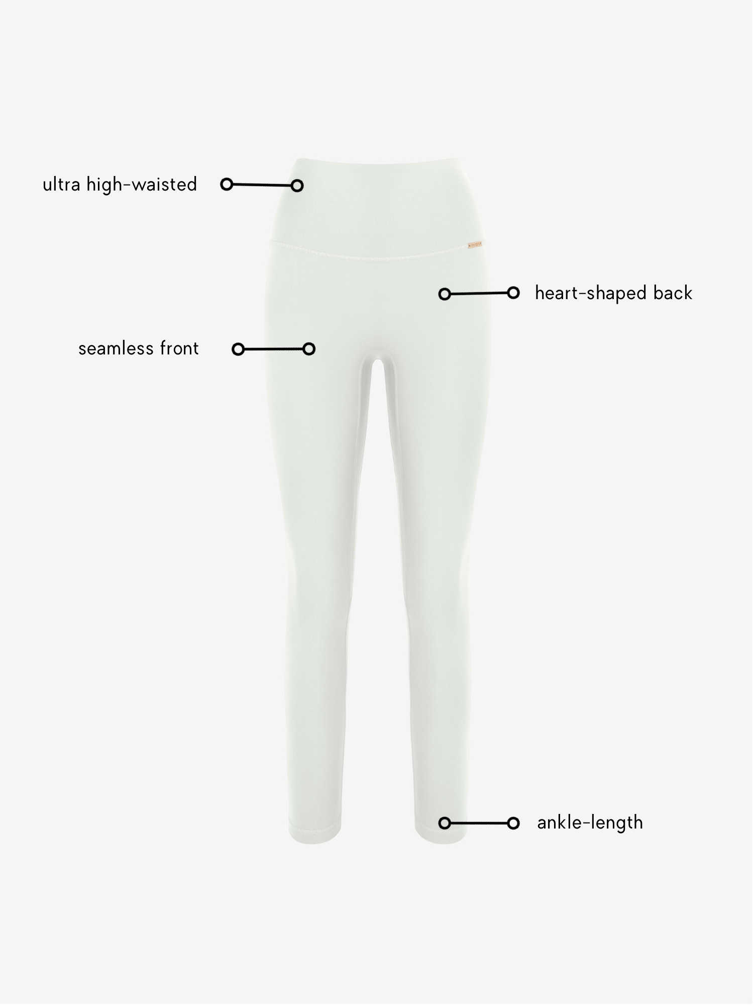 Bonita Leggings - Ivory AMADAWEAR