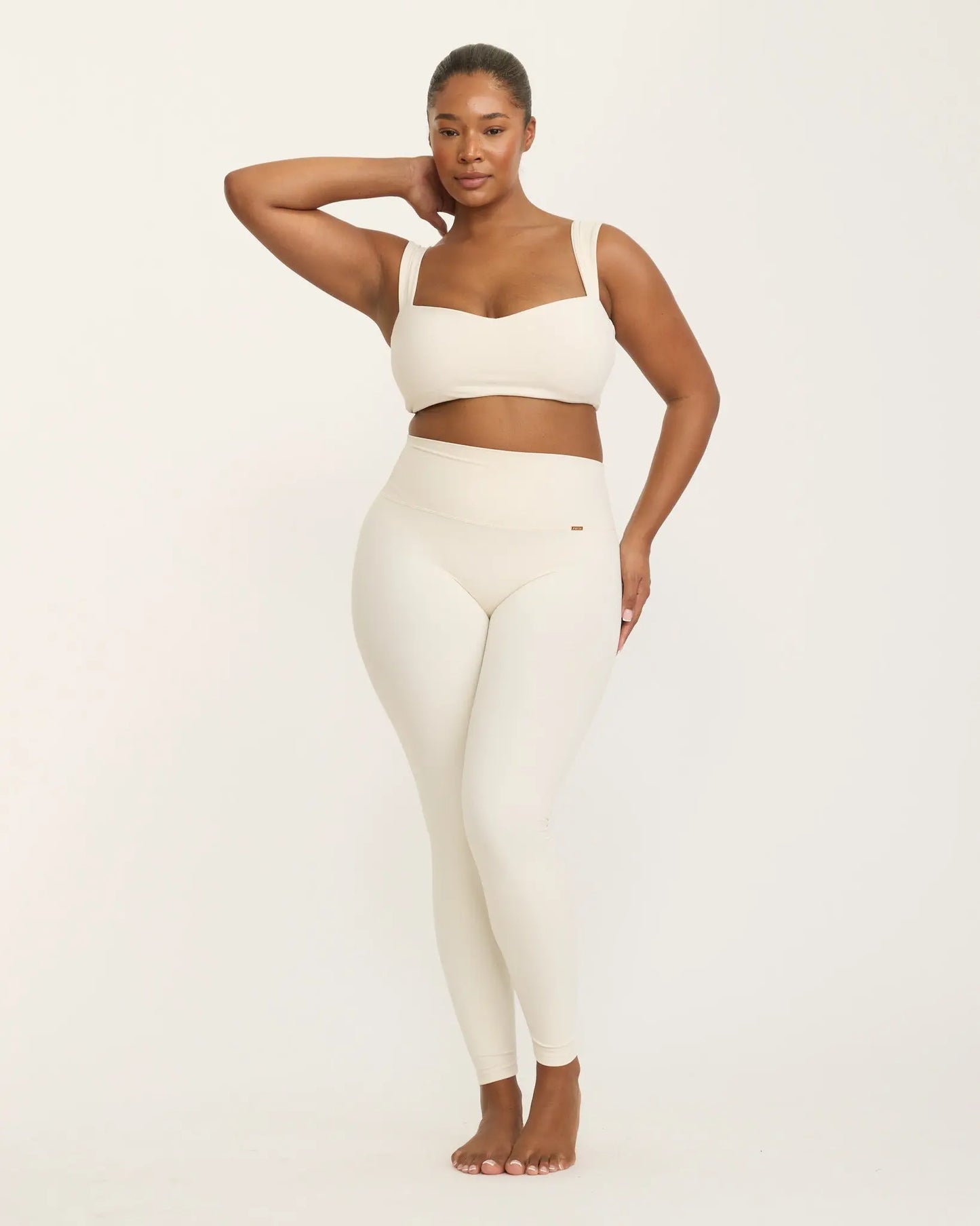 Bonita Leggings - Ivory AMADAWEAR