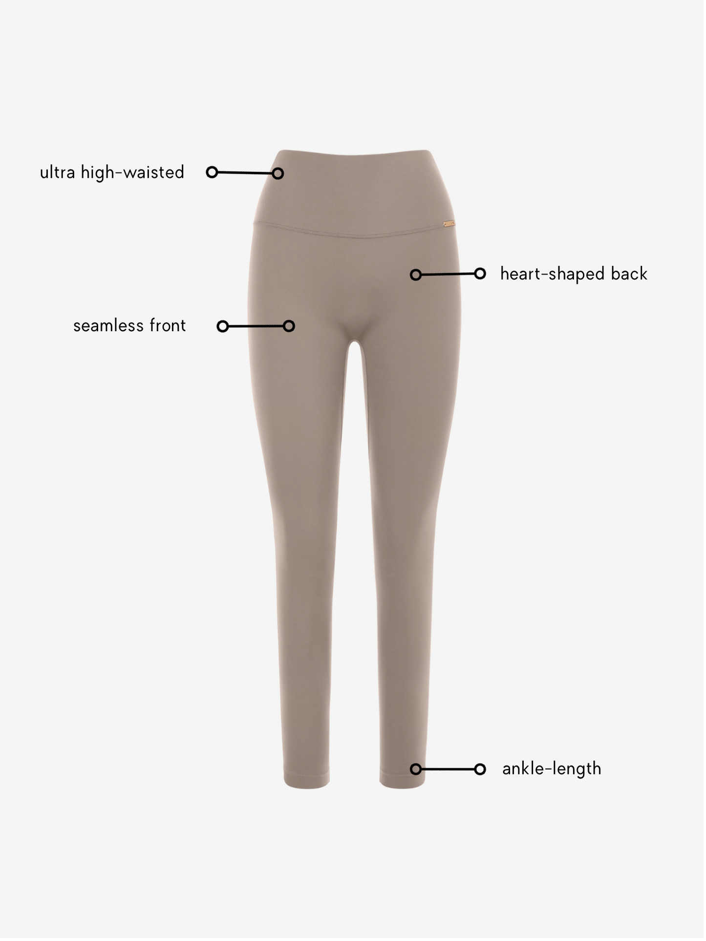 Bonita Leggings - Nude AMADAWEAR