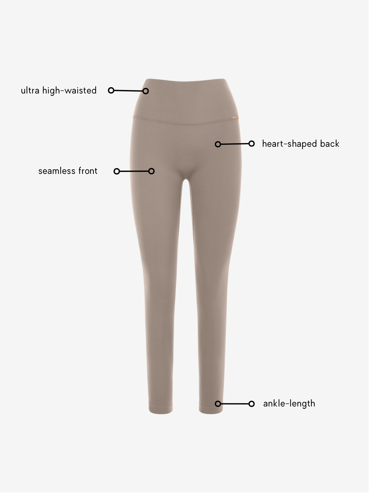 Bonita Leggings - Nude AMADAWEAR