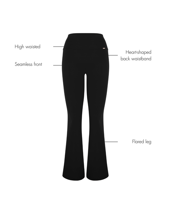 Camilla Flare Leggings - Black