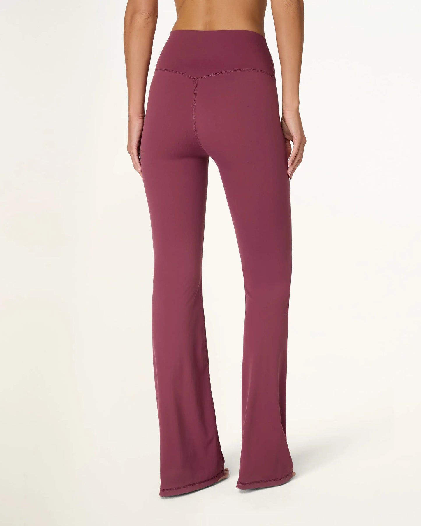 Camilla Flare Leggings - Cherry AMADAWEAR