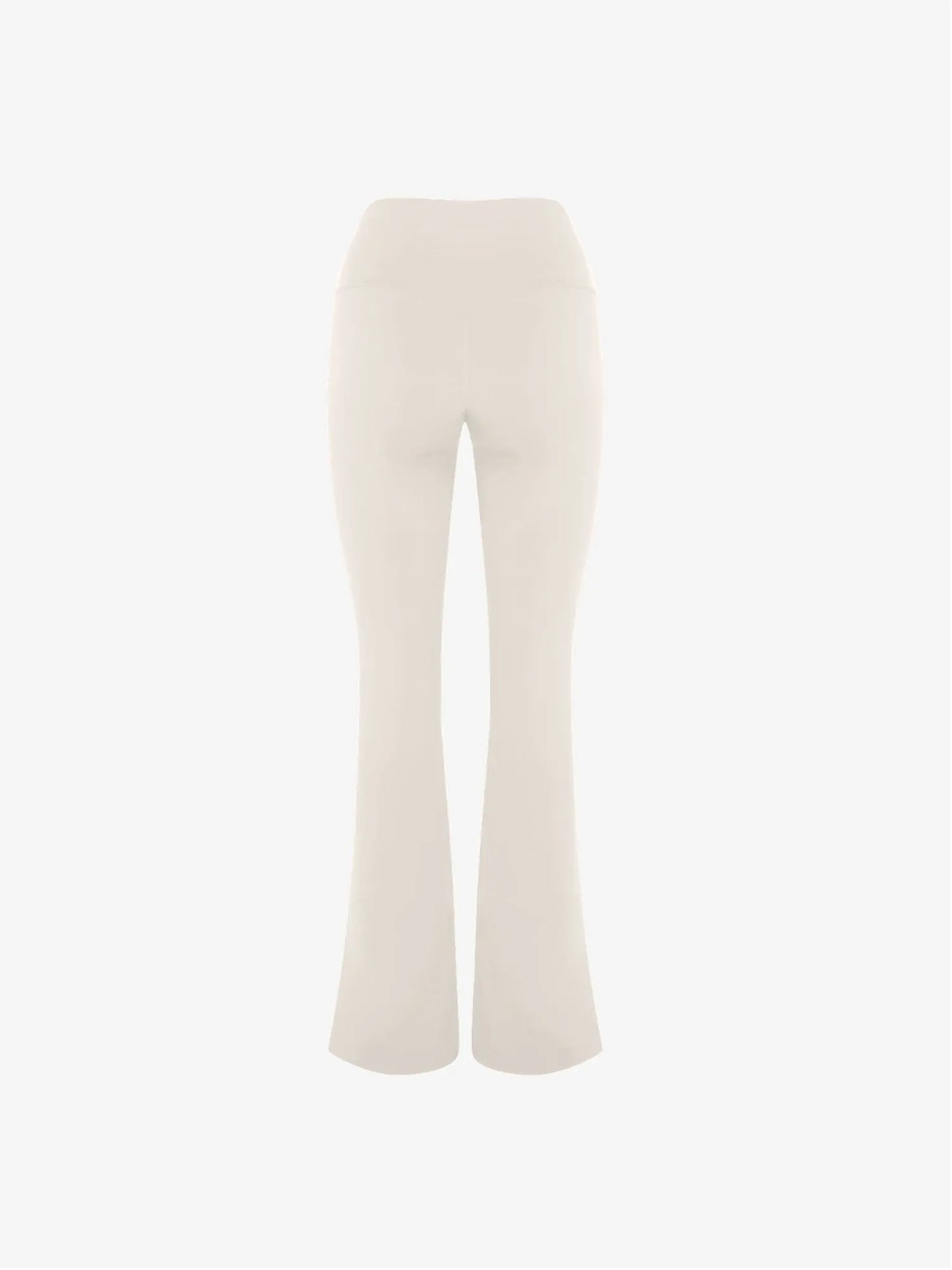 Camilla Flare Leggings - Ivory AMADAWEAR