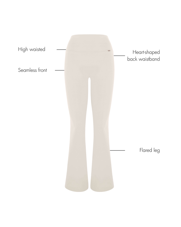 Camilla Flare Leggings - Ivory