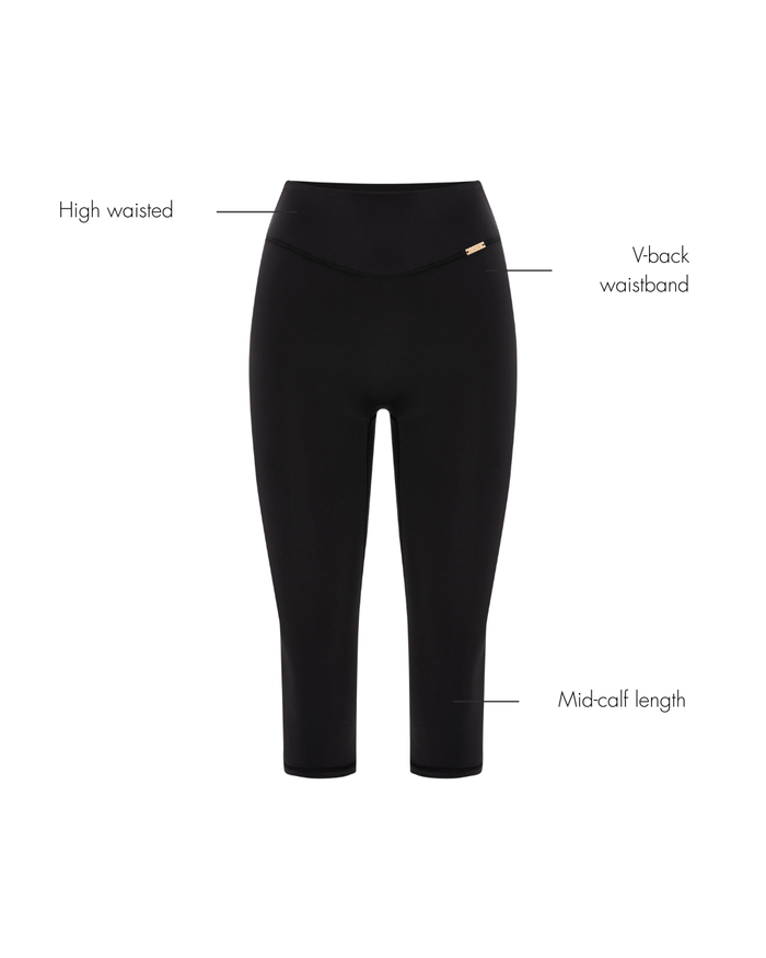 Capri Leggings - Black