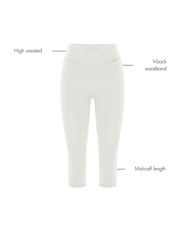 Capri Leggings - Ivory