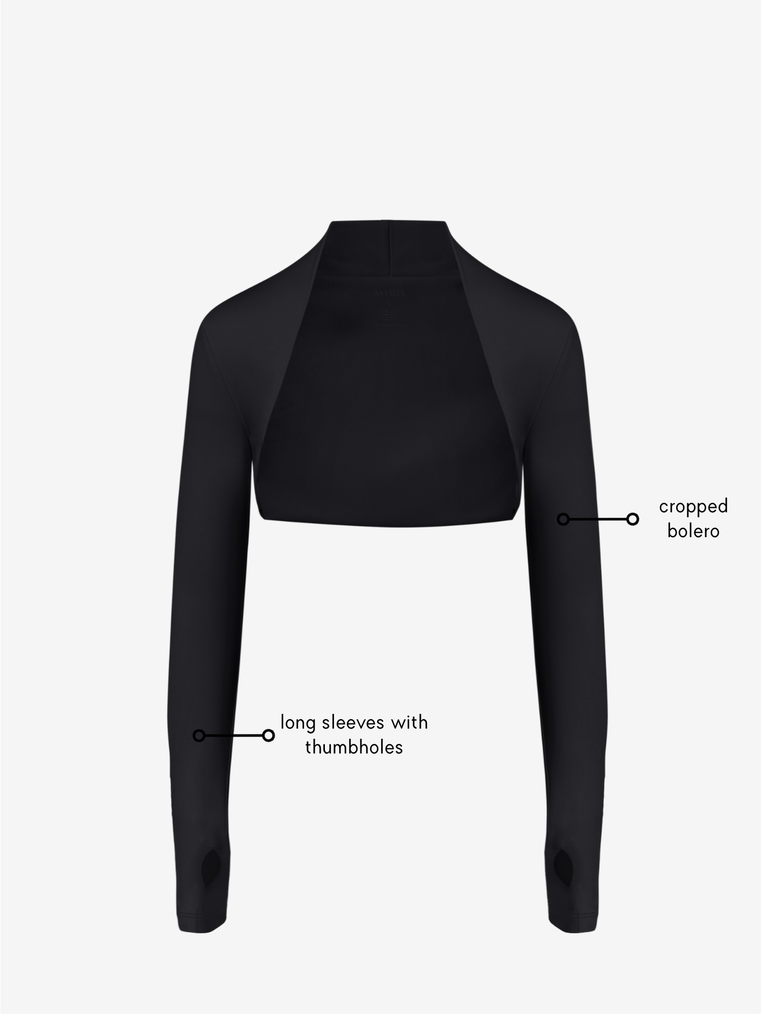 Elena Bolero - Black AMADAWEAR