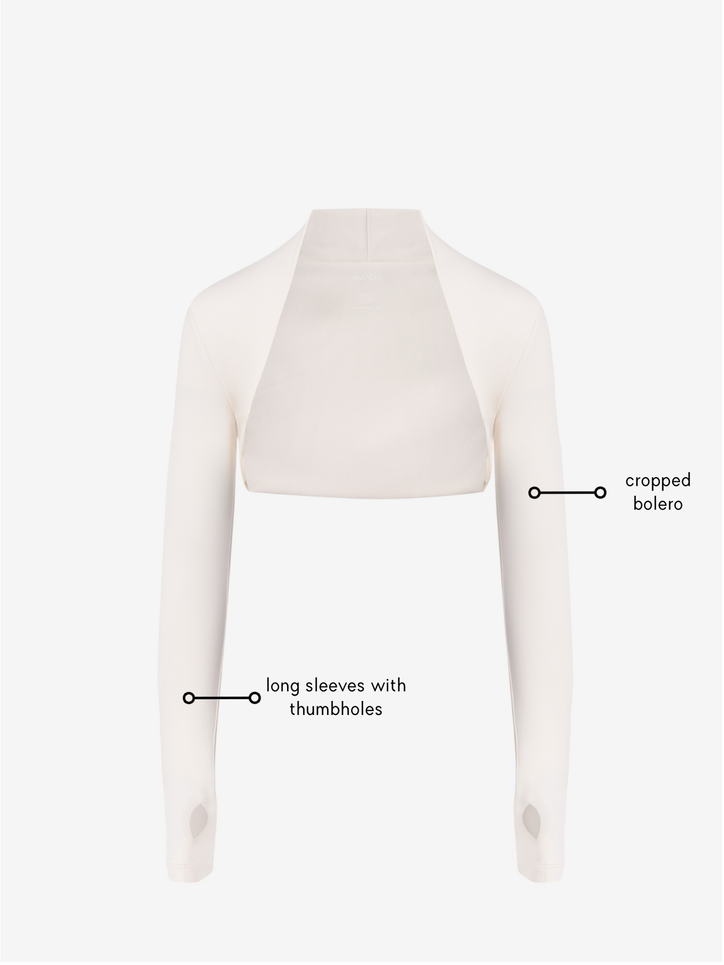 Elena Bolero - Ivory AMADAWEAR