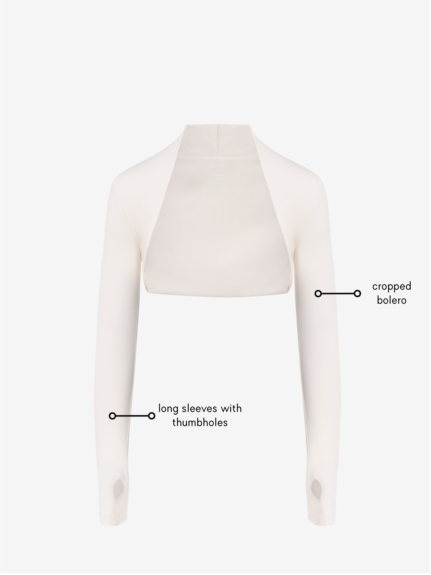 Elena Bolero - Ivory AMADAWEAR