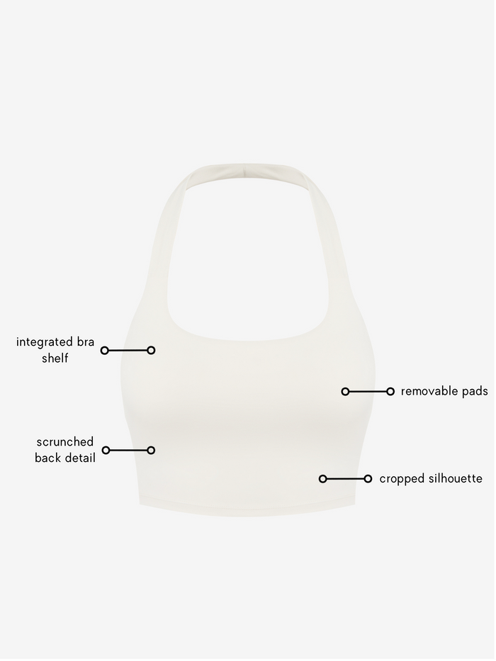 Elisa Halterneck - Ivory AMADAWEAR