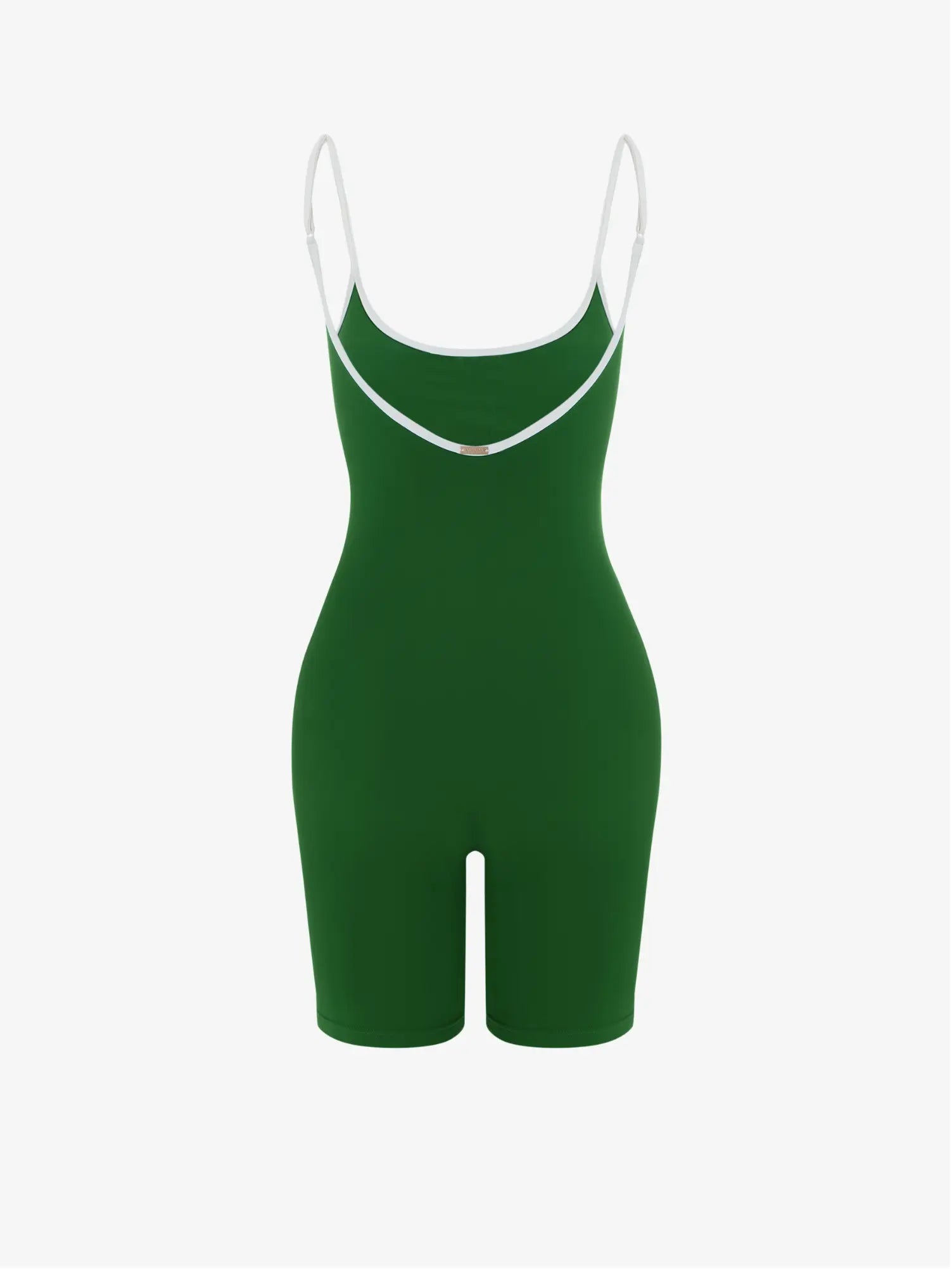 Gia Onesie - Green with White Trim AMADAWEAR