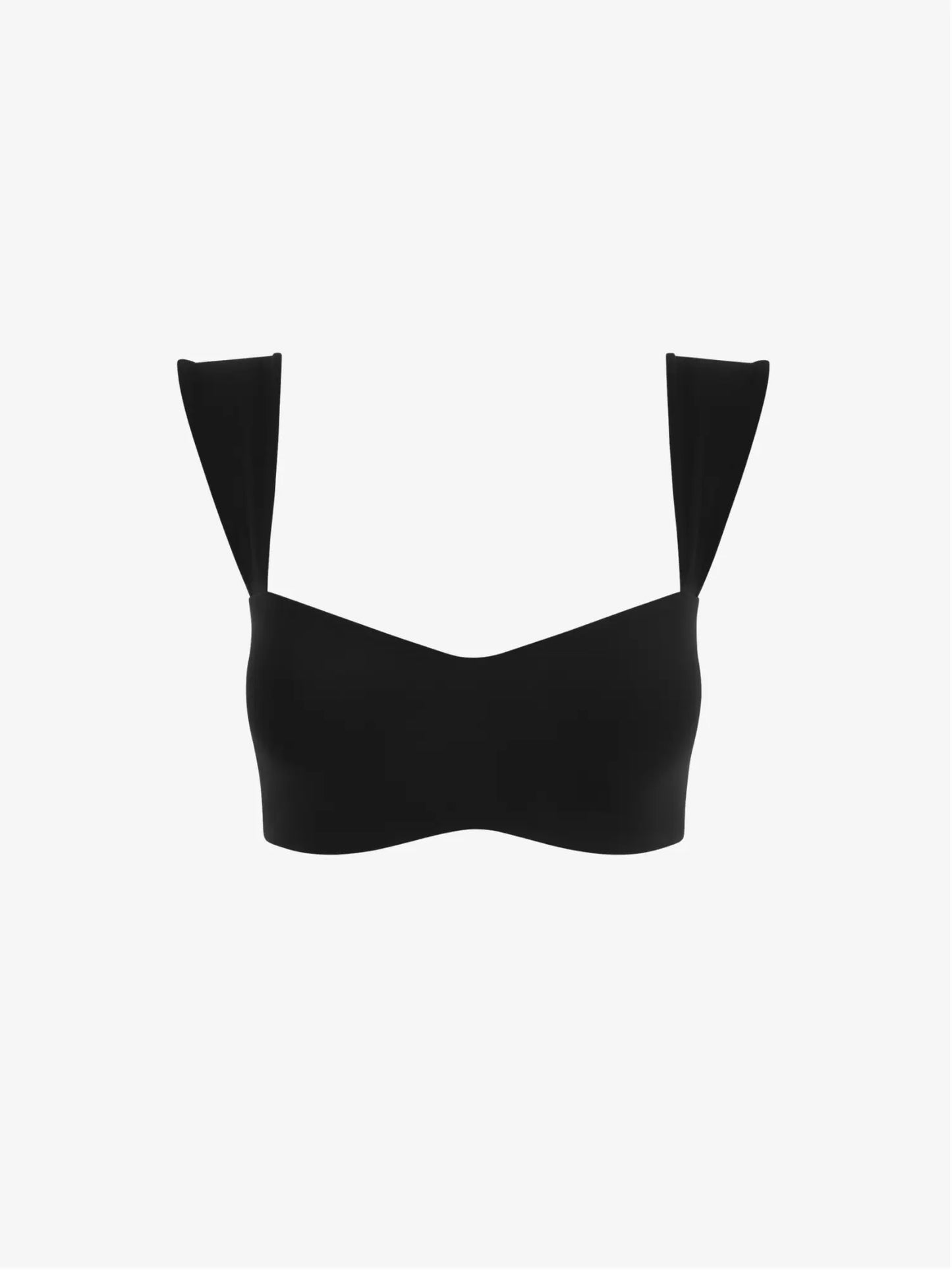 Jaqueline Balconette Bra - Black AMADAWEAR