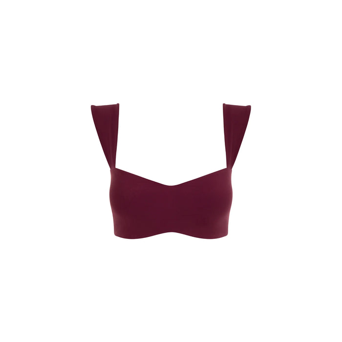 Jaqueline Balconette Bra - Cherry AMADAWEAR