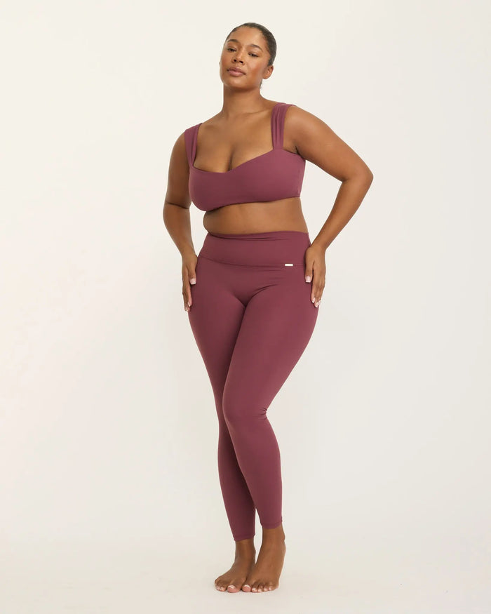 Jaqueline Balconette Bra - Cherry AMADAWEAR
