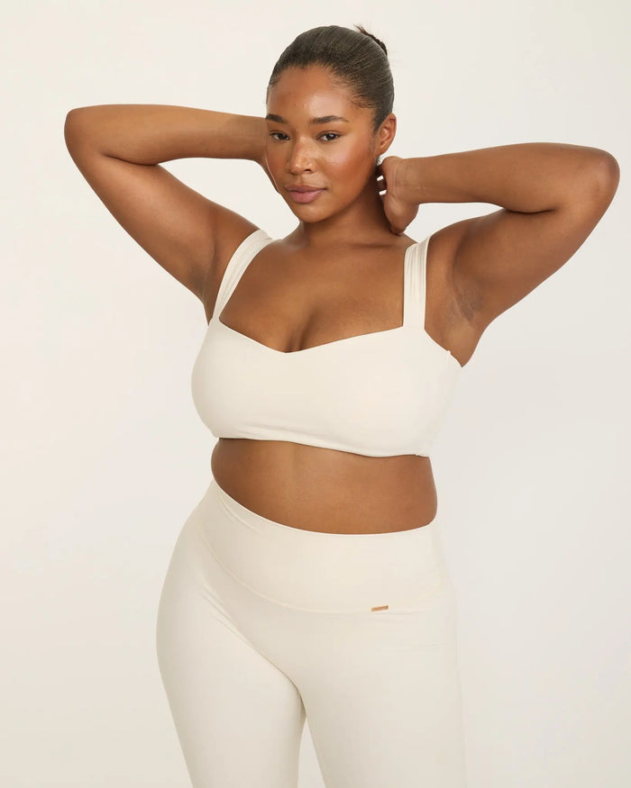 Jaqueline Balconette Bra - Ivory AMADAWEAR