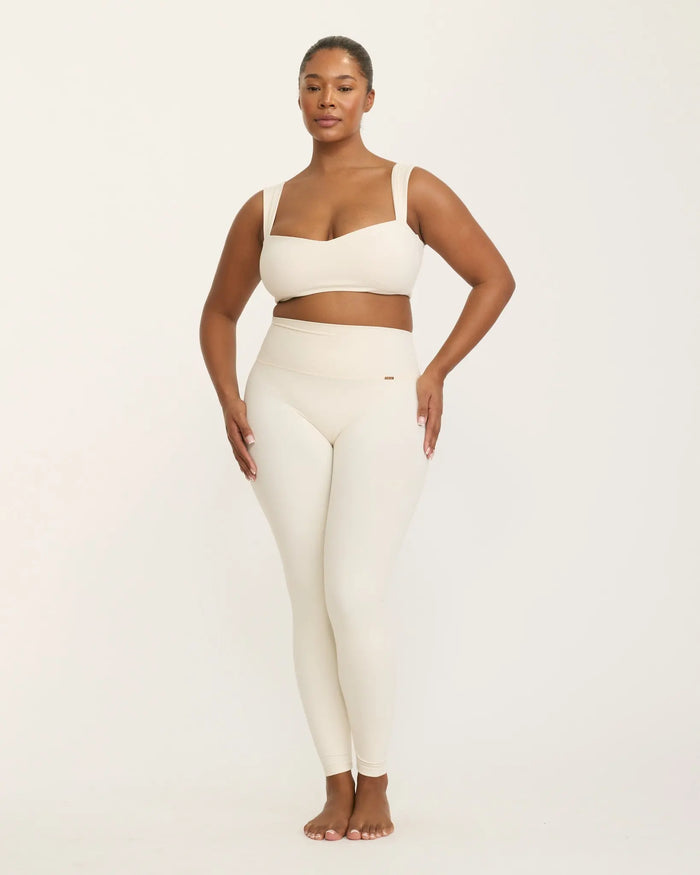 Jaqueline Balconette Bra - Ivory AMADAWEAR
