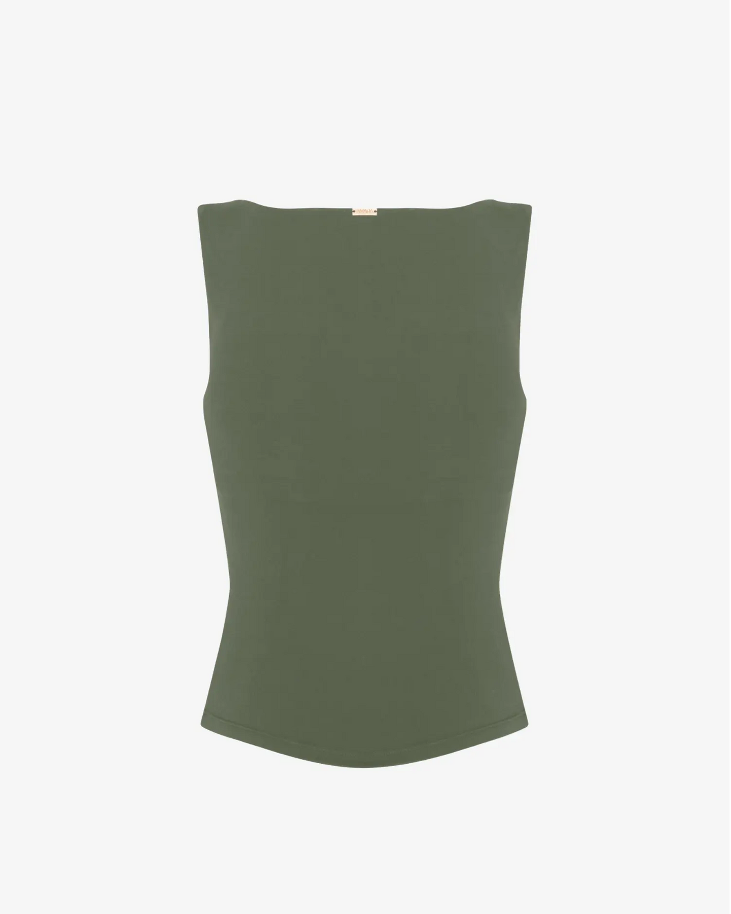 Karolina Boatneck Top - Alpine Moss AMADAWEAR