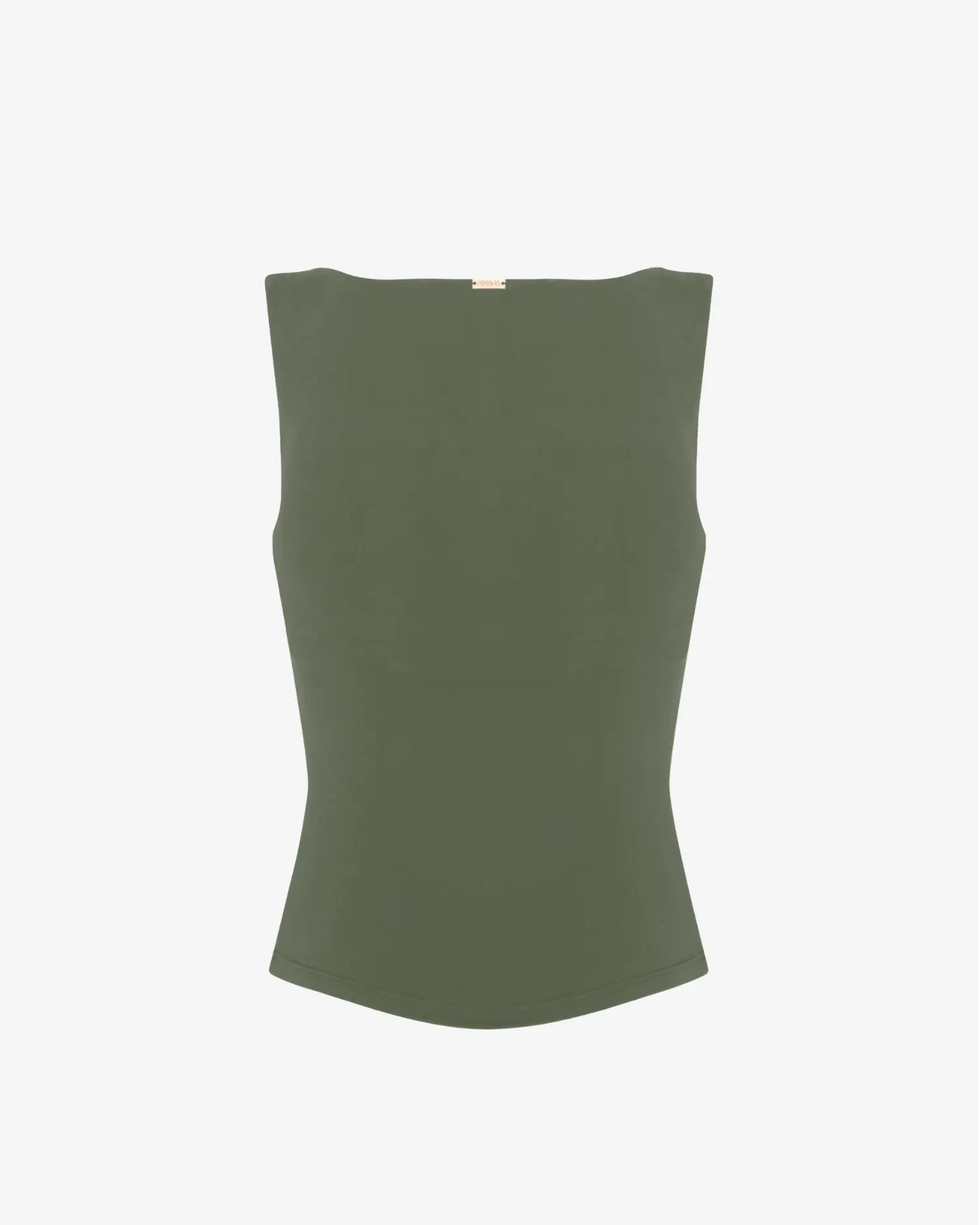 Karolina Boatneck Top - Alpine Moss AMADAWEAR