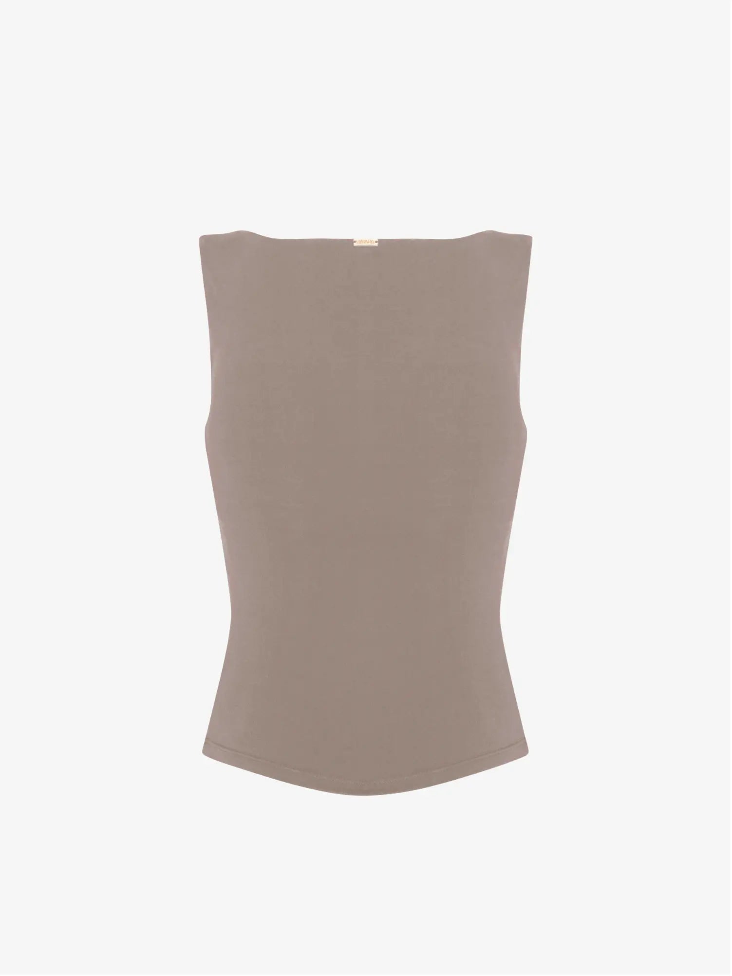 Karolina Boatneck Top - Nude AMADAWEAR