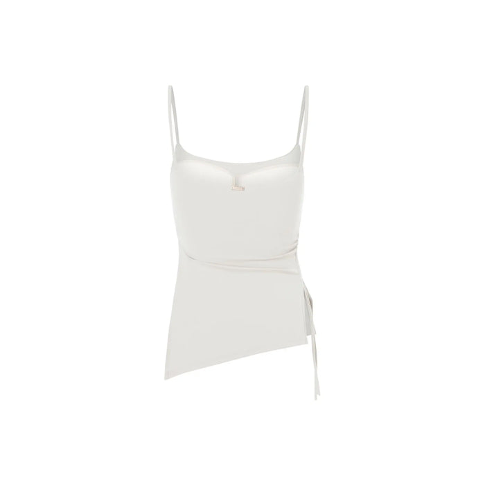 Mira Asymmetric Top - Ivory AMADAWEAR