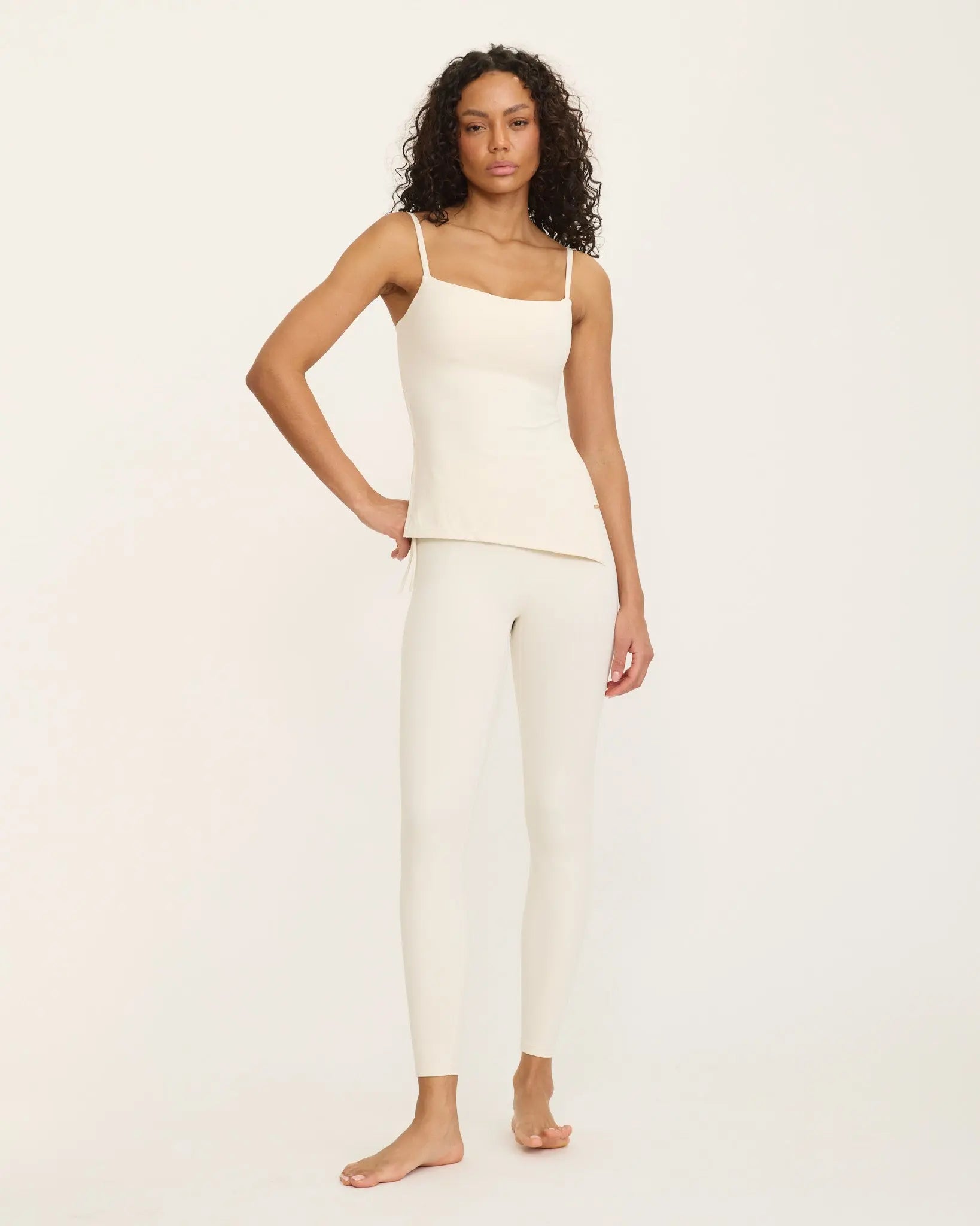 Mira Asymmetric Top - Ivory AMADAWEAR