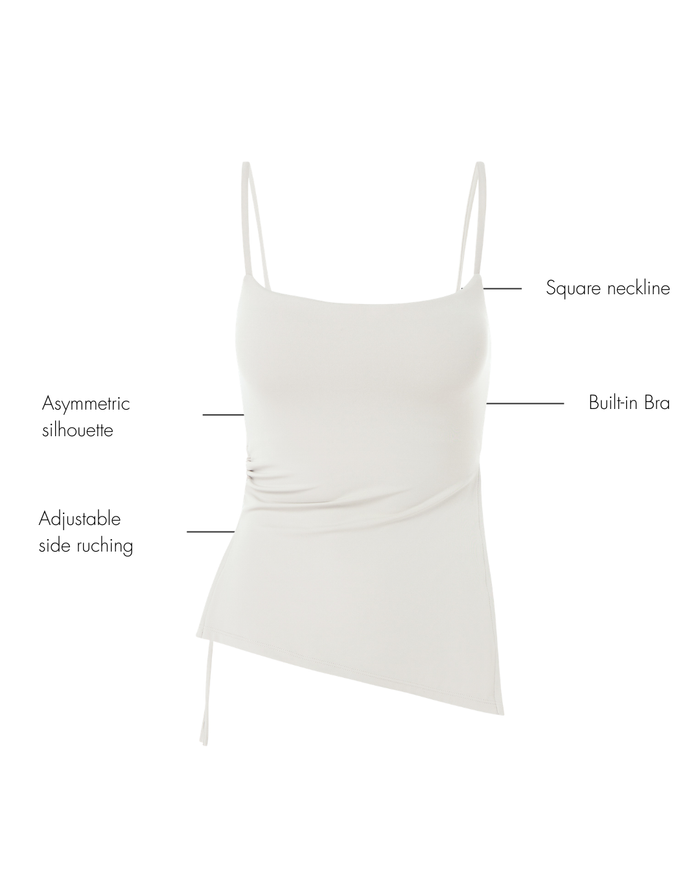 Mira Asymmetric Top - Ivory