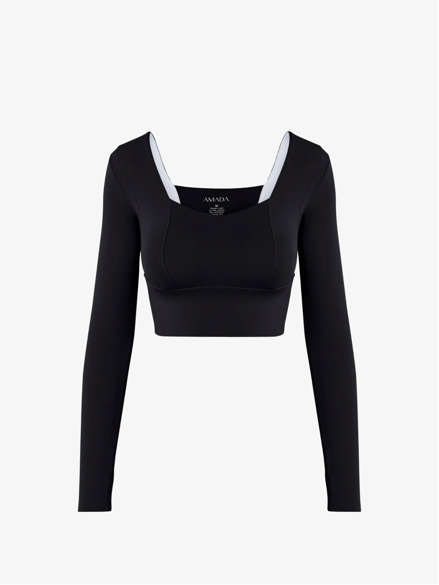 Uela Longsleeve Top - Black AMADAWEAR