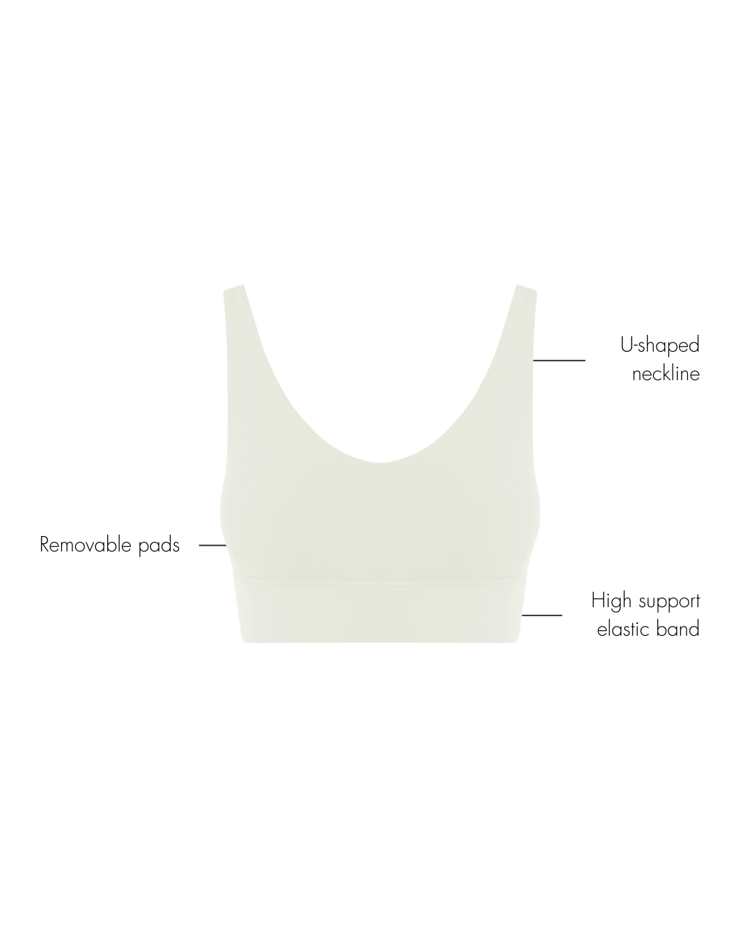 Unique Bra - Ivory